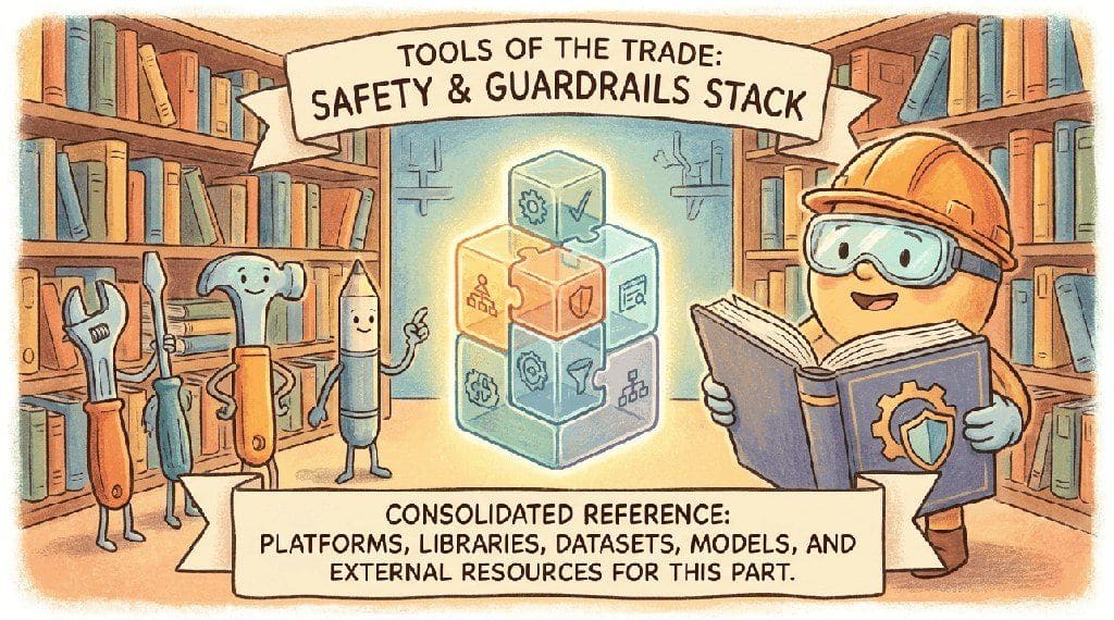 Chapter opener illustration: Tools of the Trade: Safety & Guardrails Stack.