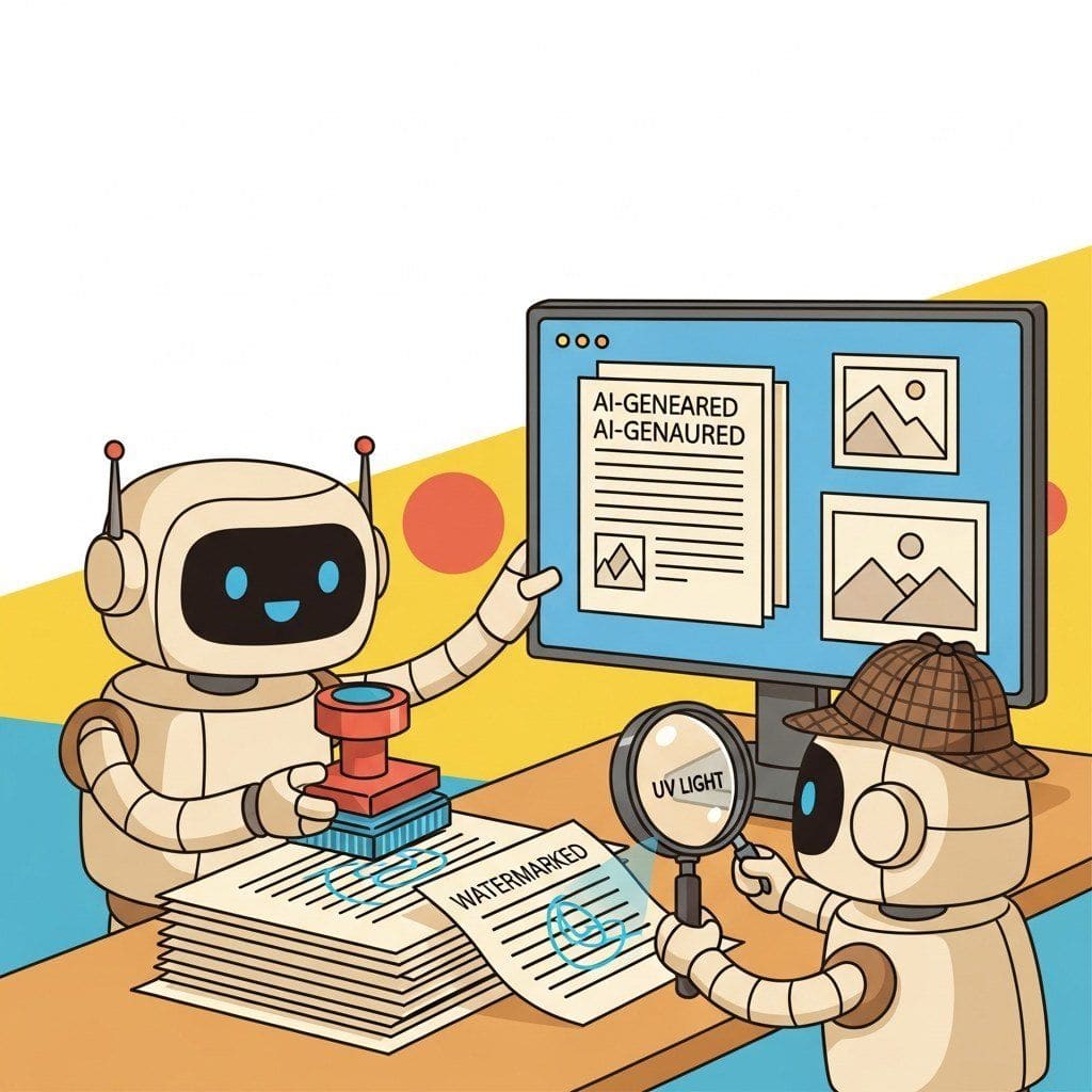 Chapter opener illustration: Watermarking and Provenance.