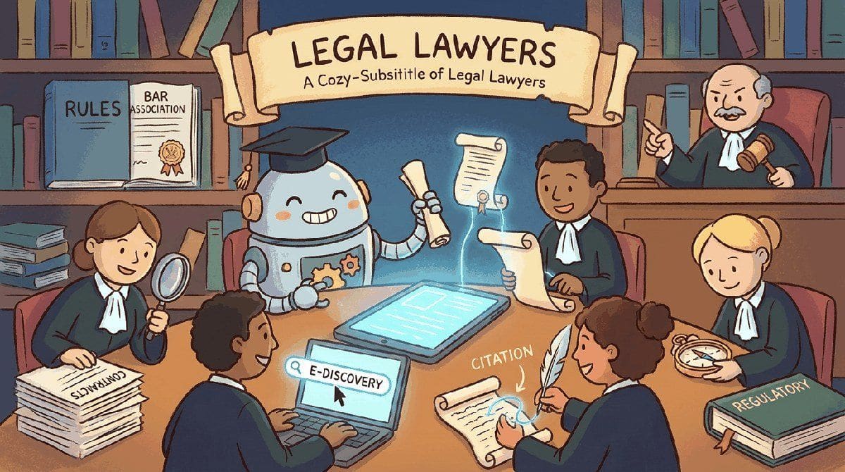 Chapter opener illustration: LLMs in Legal Practice.