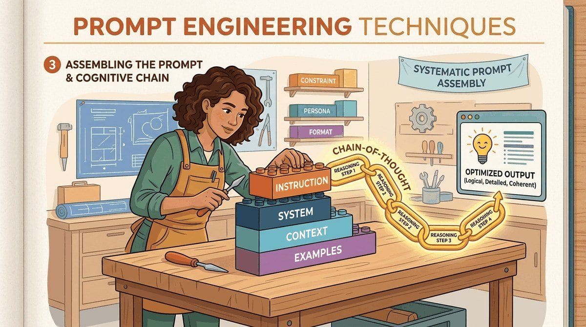 Chapter opener illustration: Prompt Engineering & Advanced Techniques.