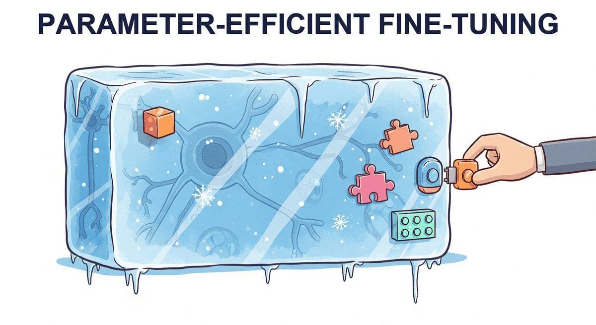 Chapter opener illustration: Parameter-Efficient Fine-Tuning.