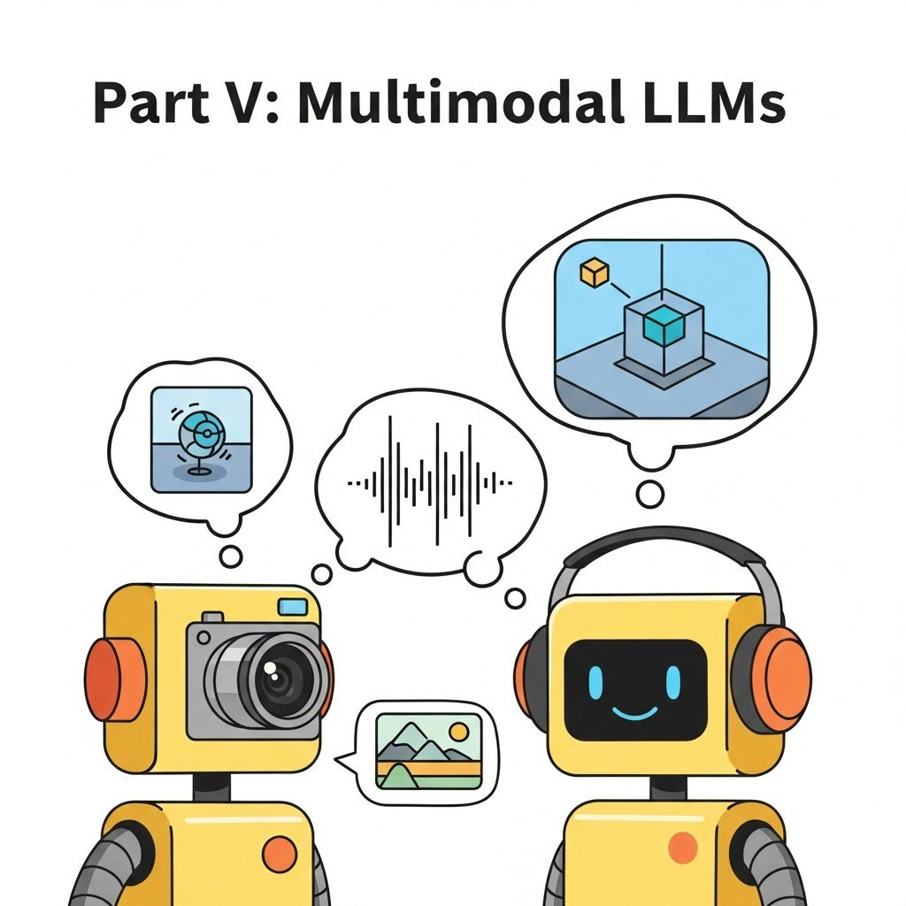 Part opener illustration: Part V: Multimodal LLMs.
