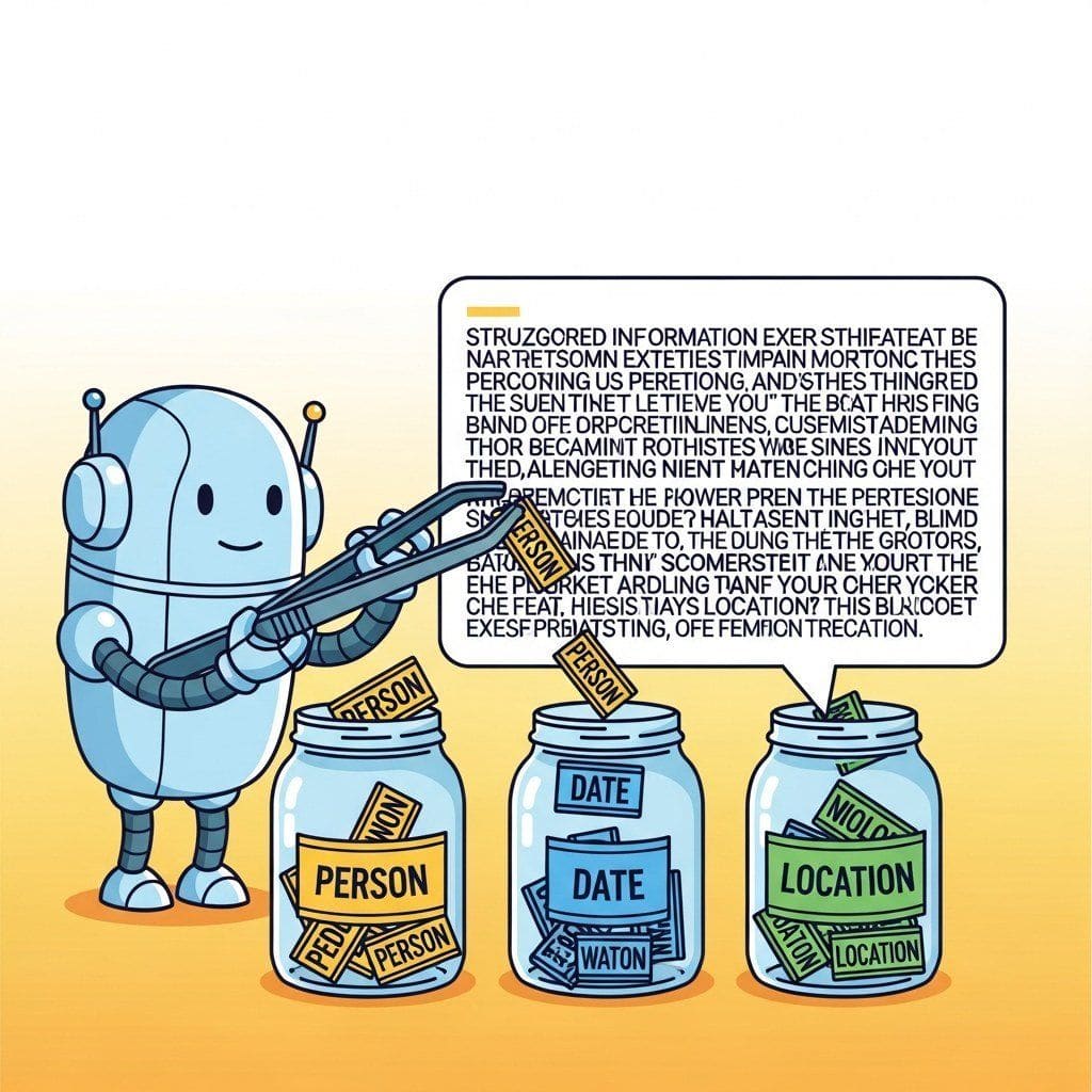 Chapter opener illustration: Structured Information Extraction & NER.