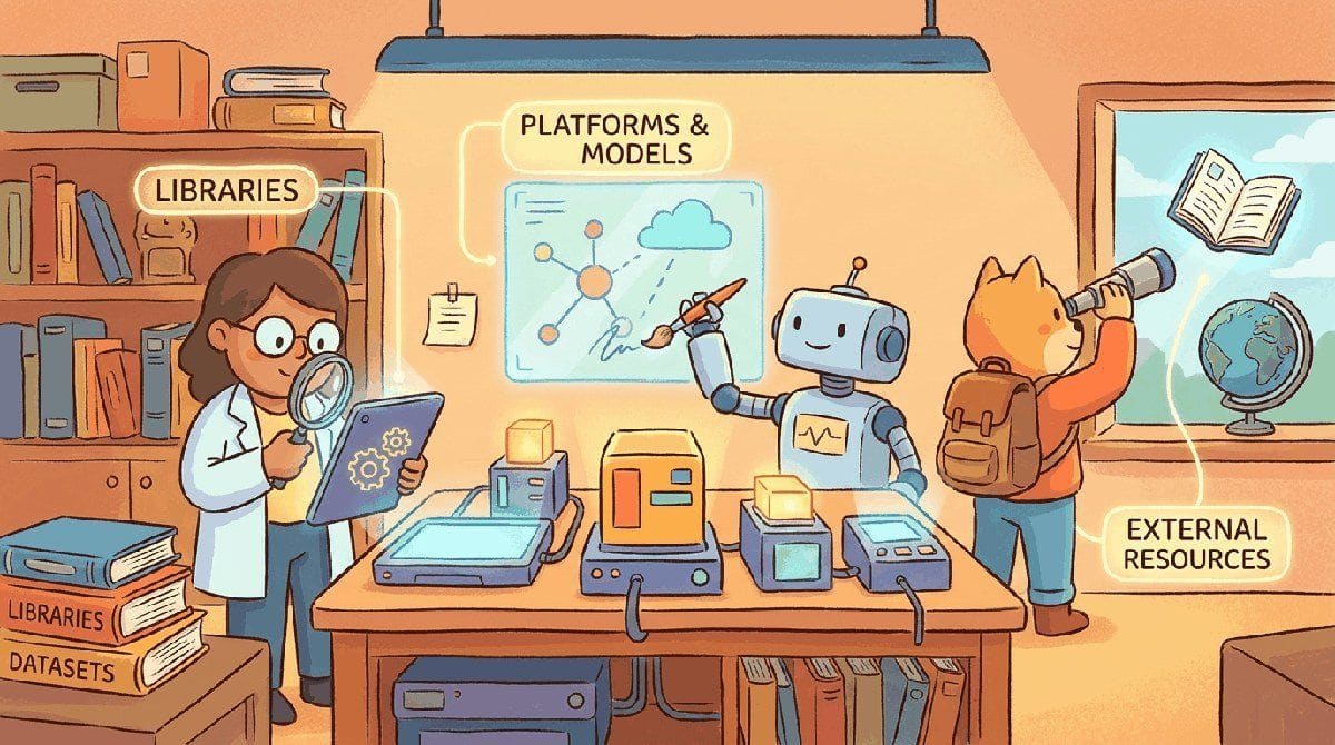 Chapter opener illustration: Tools of the Trade: Eval & Production Stack.